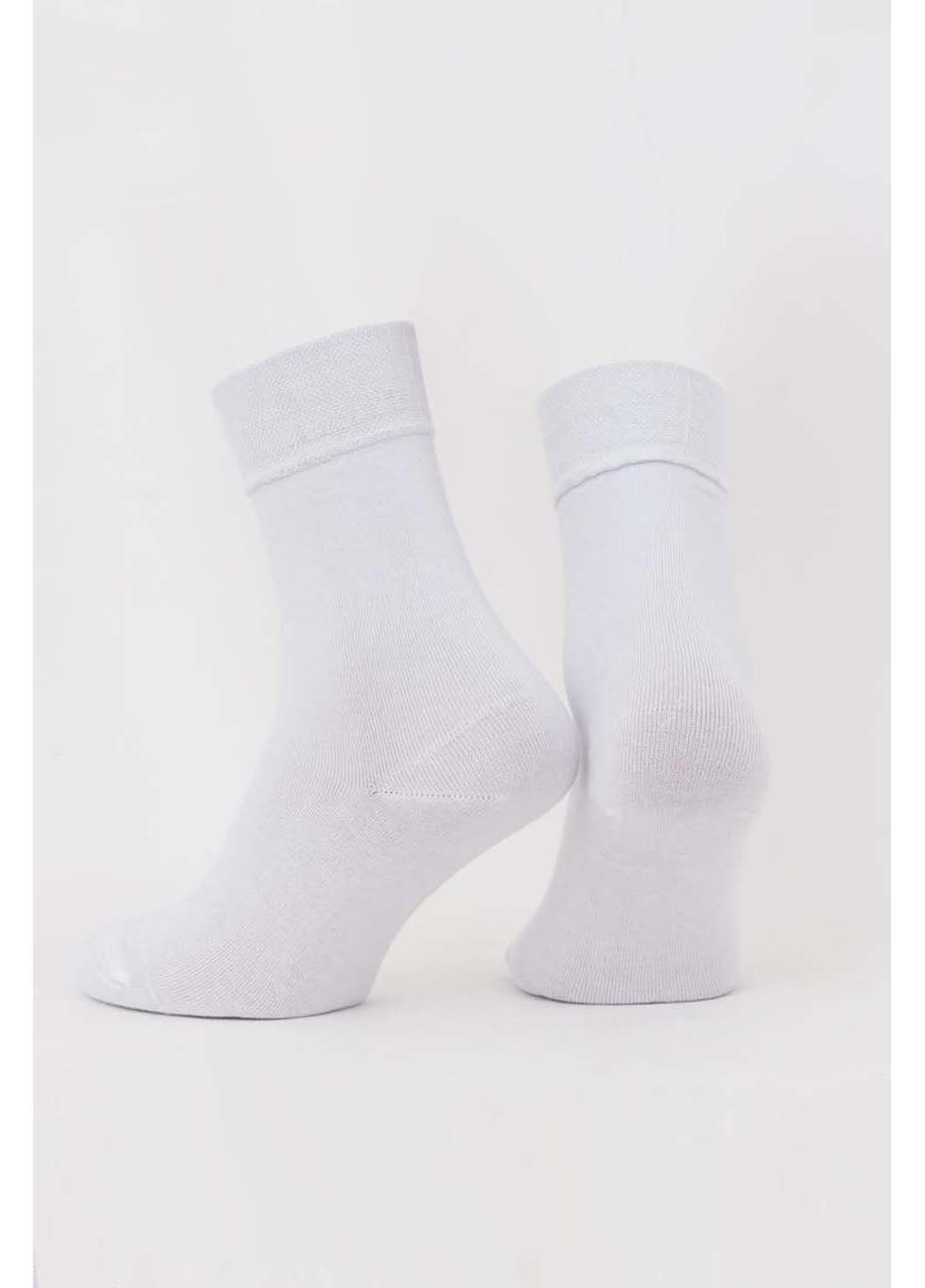 Шкарпетки Giulia MS3 SOFT PREMIUM CLASSIC однотонні білі повсякденні