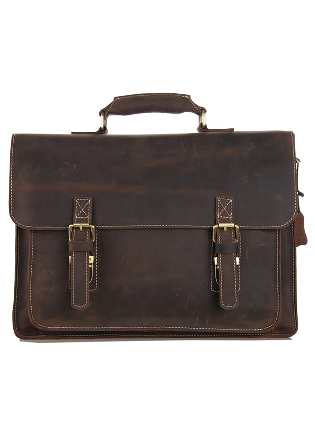 Мужской кожаный портфель 39,5х29х9 см Vintage (232989089)