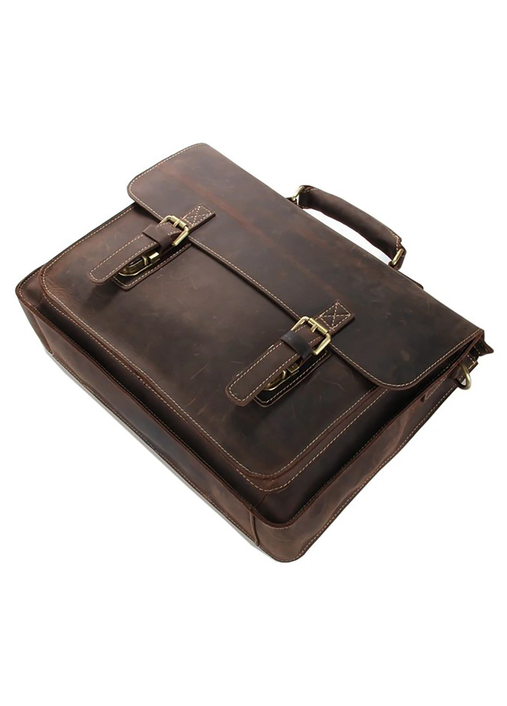 Мужской кожаный портфель 39,5х29х9 см Vintage (232989089)