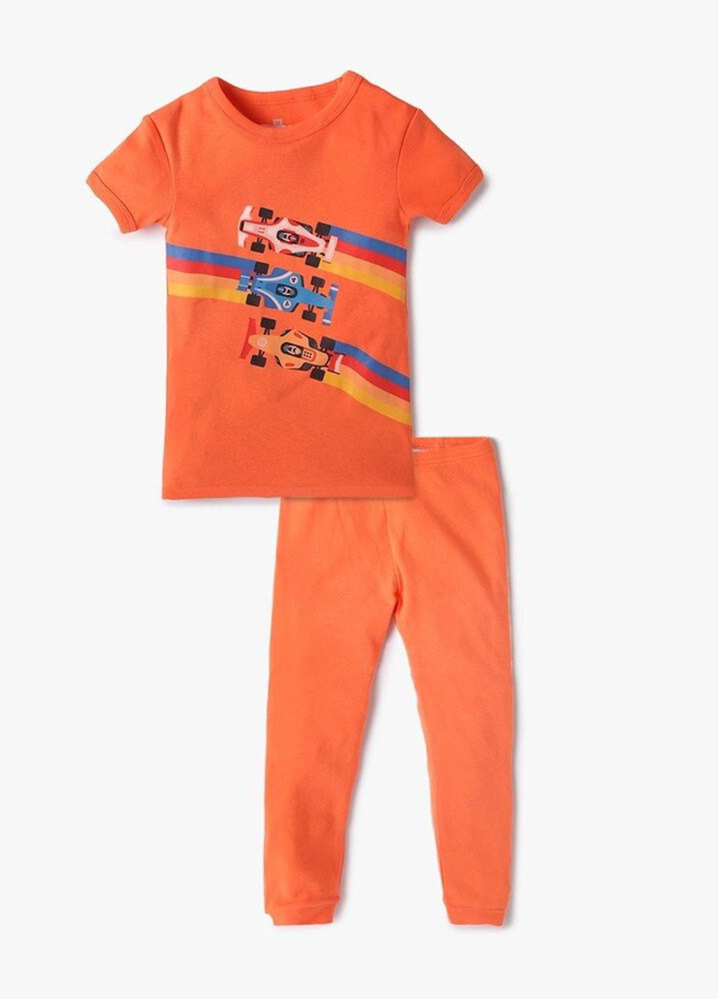 Оранжевая всесезон пижама (футболка, брюки) футболка + брюки Gap