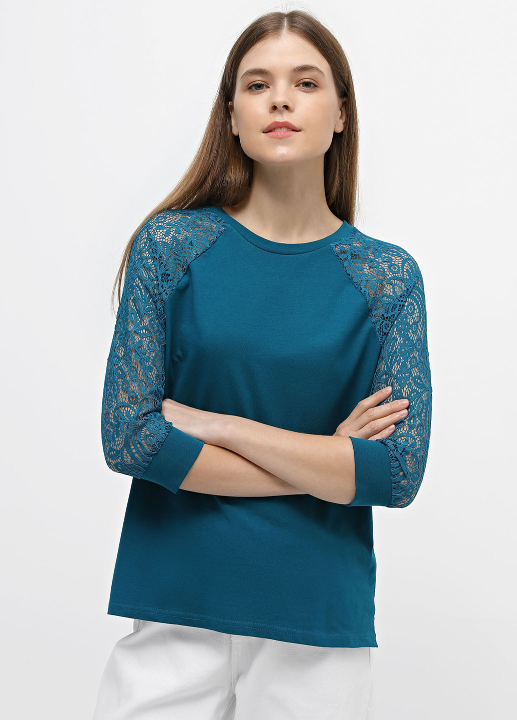 Морской волны блуза Piazza Italia