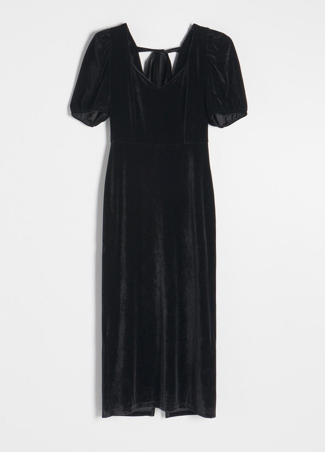 Черное кэжуал платье футляр Reserved однотонное