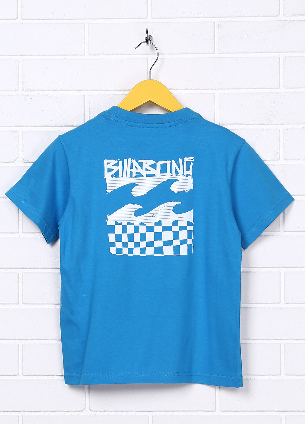 Синяя летняя футболка с коротким рукавом Billabong