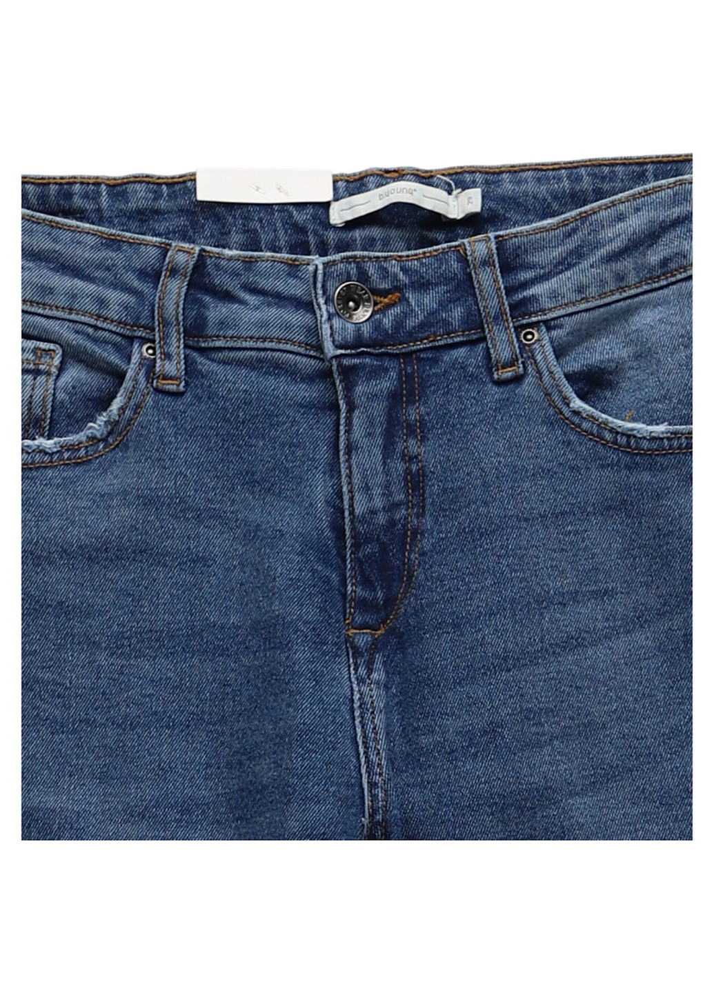 Синие демисезонные прямые джинсы B.Young