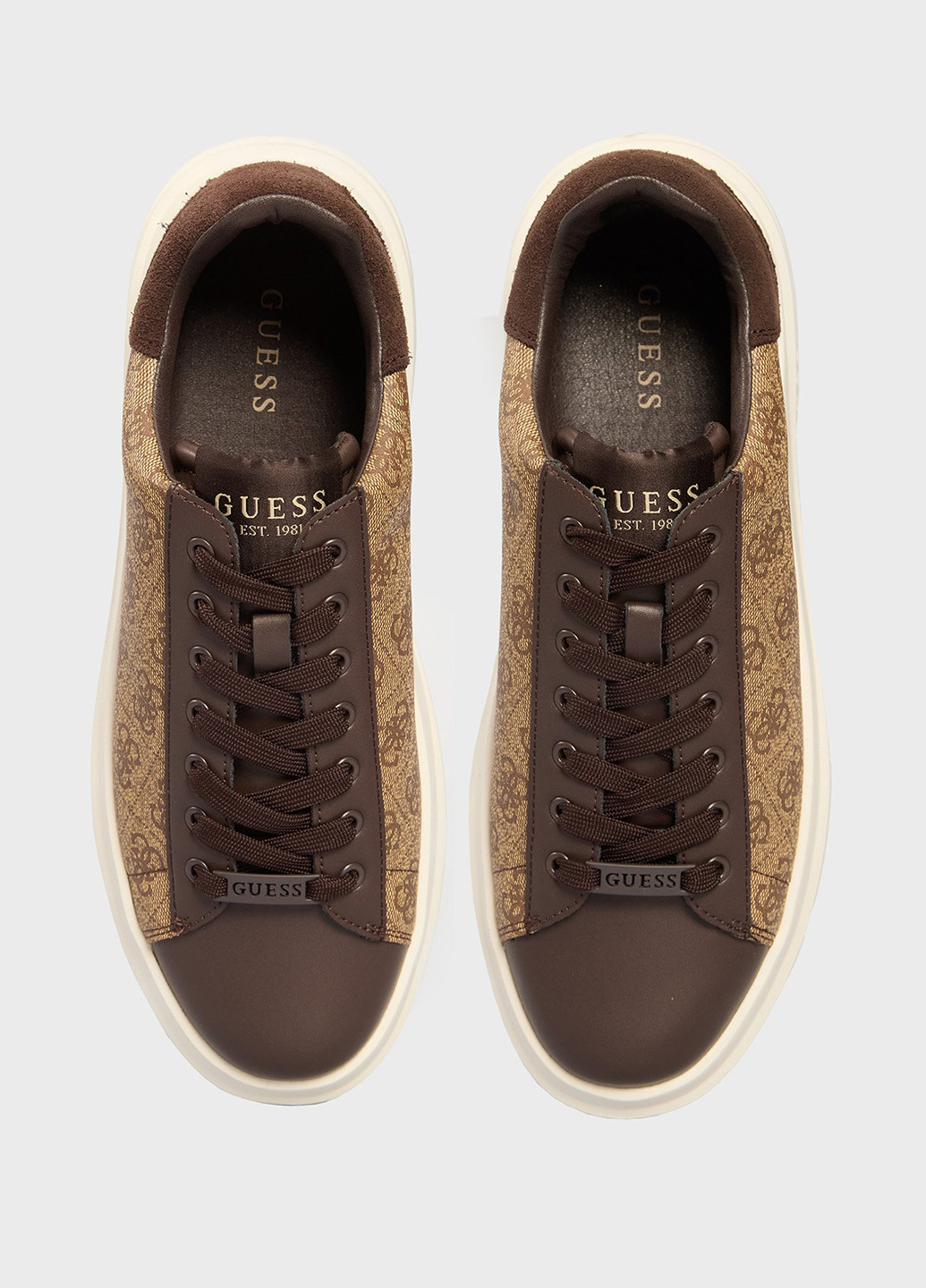 Світло-коричневі кеди Guess