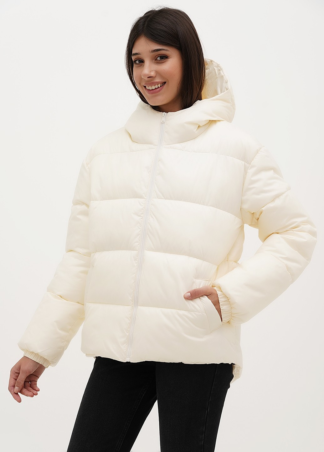 Молочная демисезонная куртка EQUILIBRI