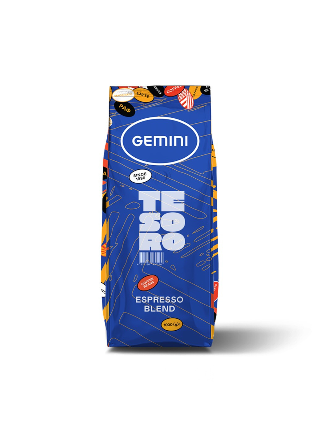 Кава Espresso Тesoro 1 кг Gemini (253918702)