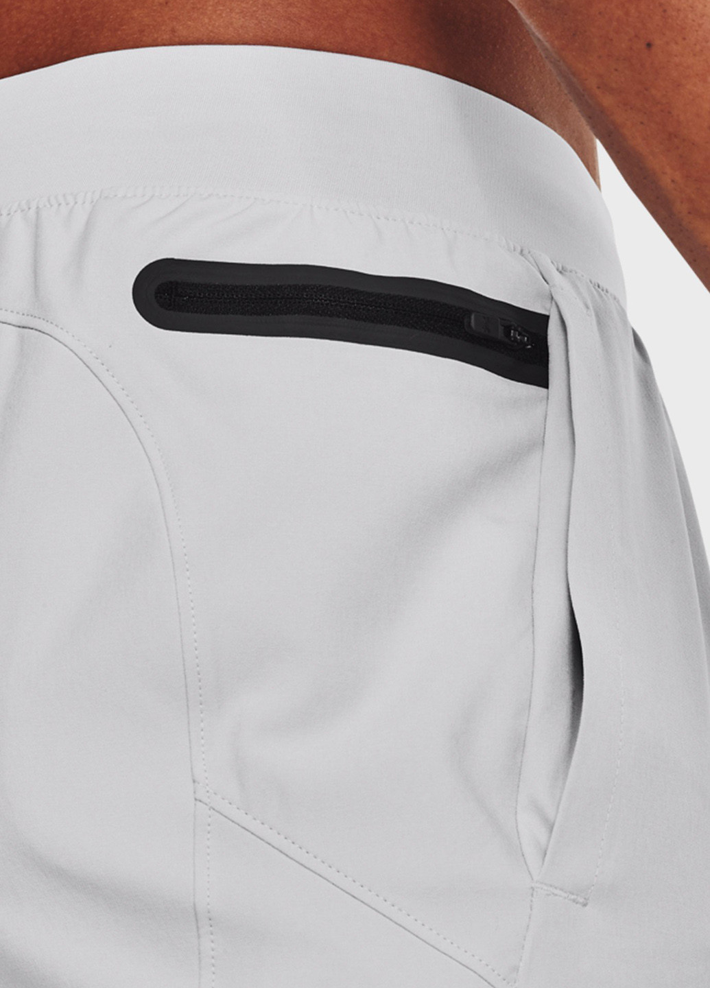 Светло-серые спортивные демисезонные джоггеры брюки Under Armour