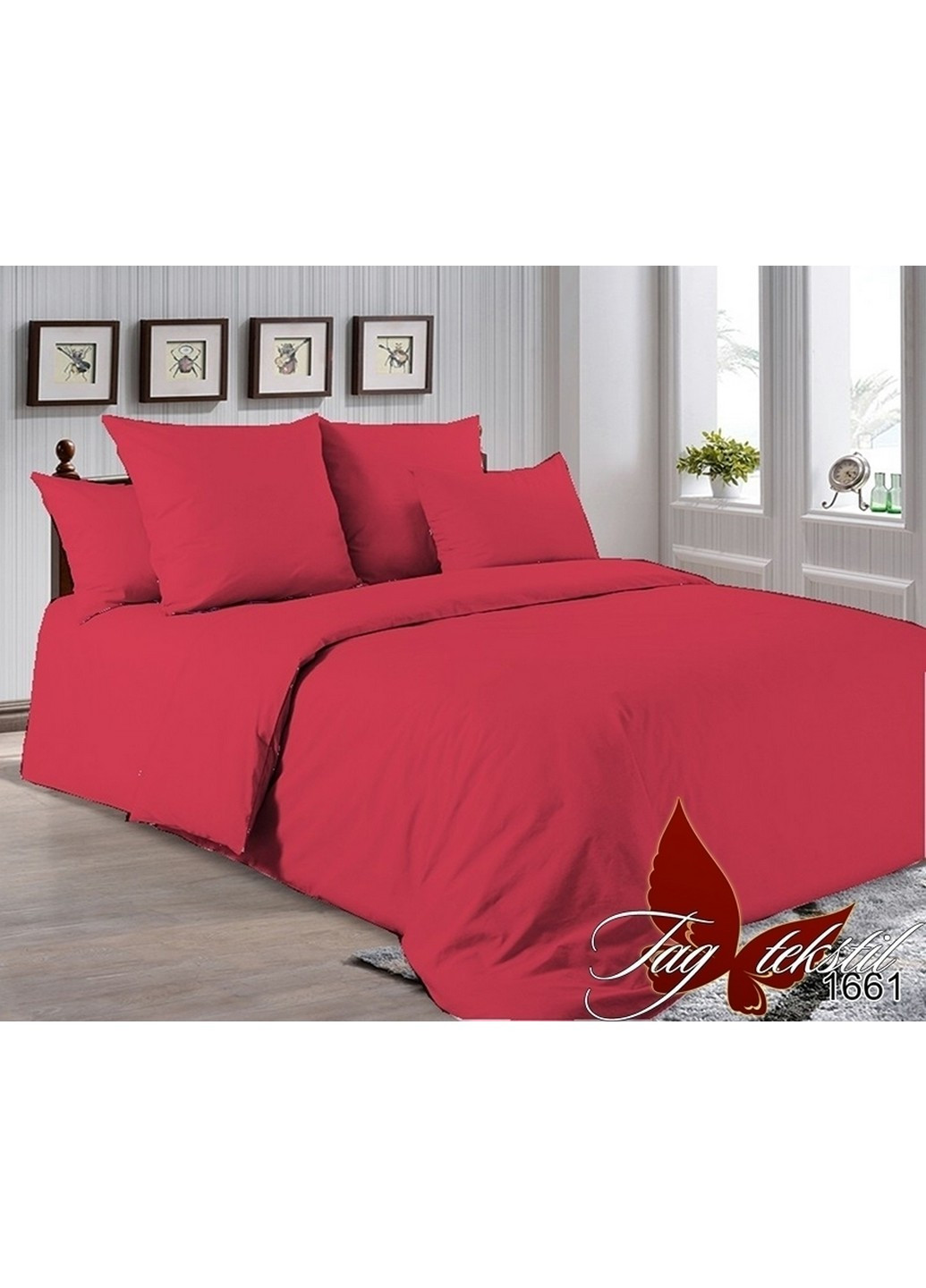 Комплект постільної білизни Сімейний Tag (221058864)