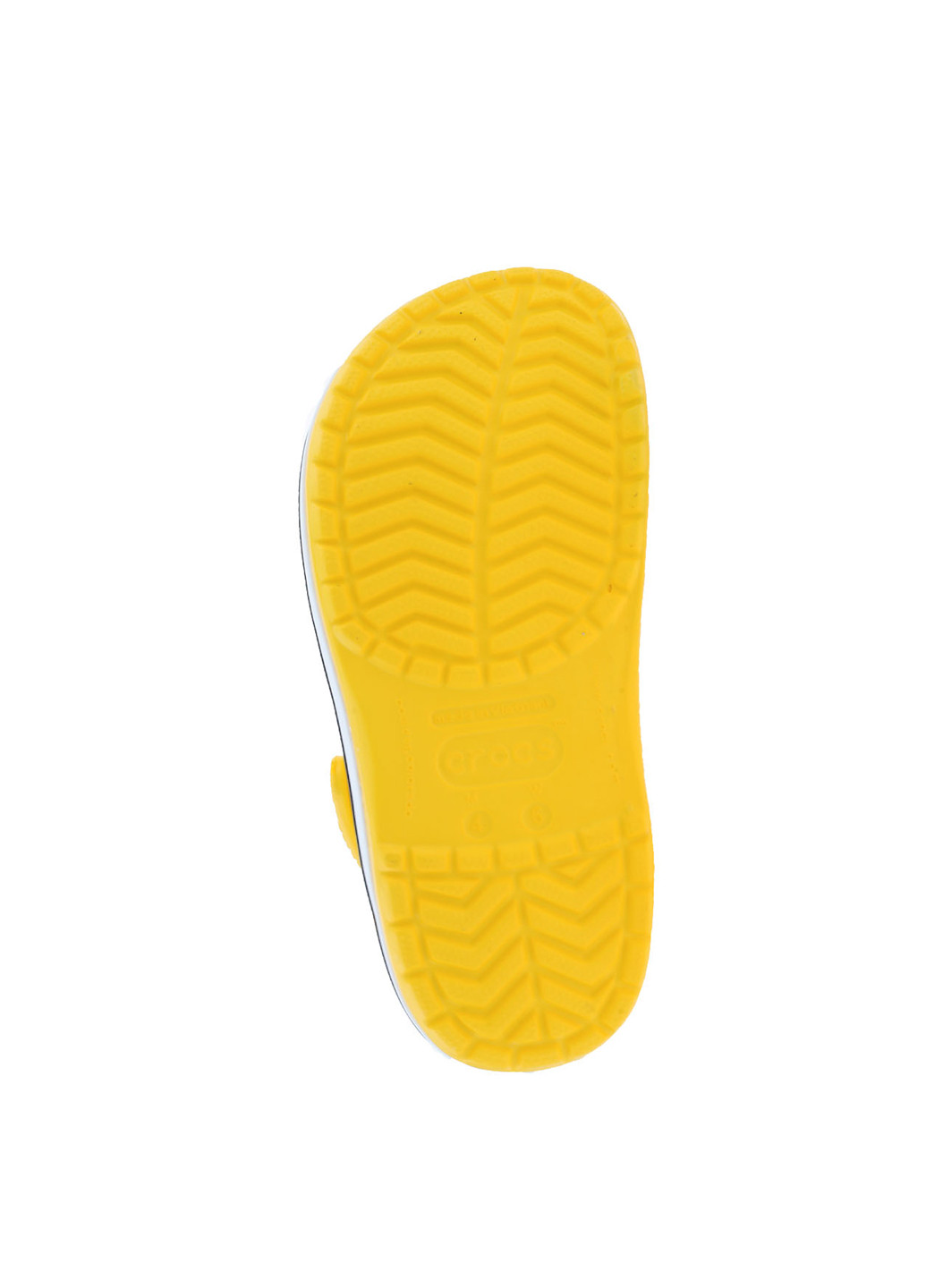 Желтые сабо Crocs без каблука