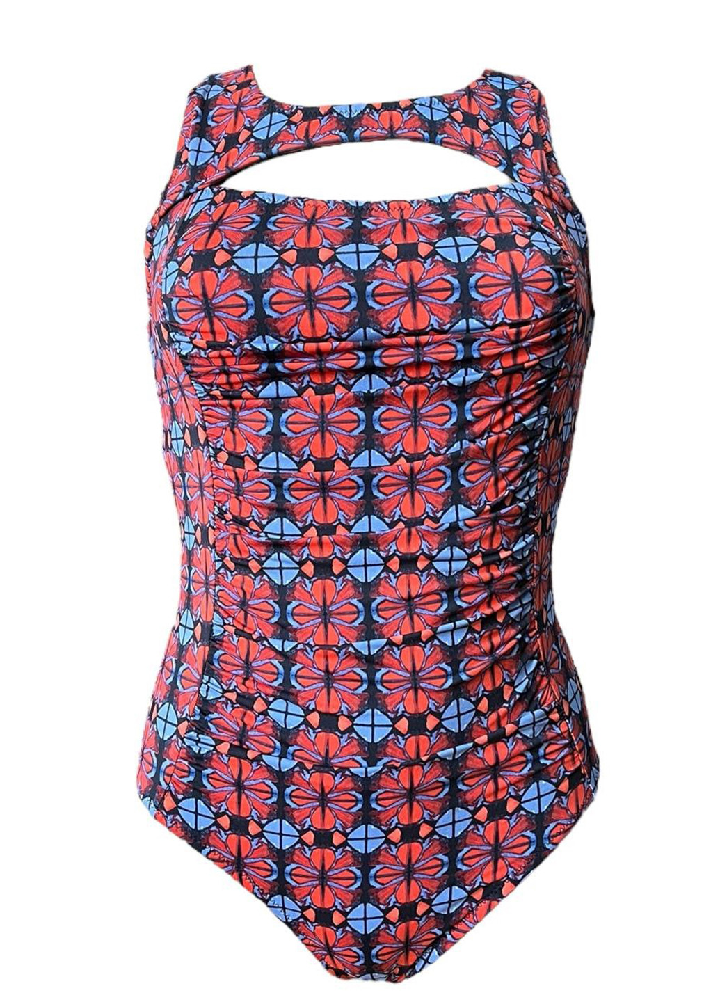 Червоний літній купальник суцільний Garnet Hill