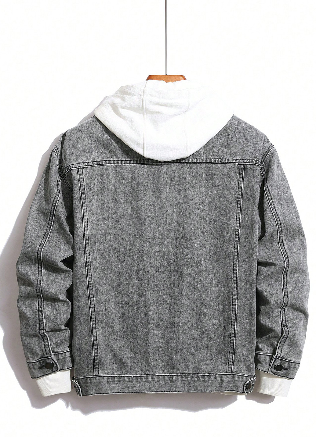 Серая демисезонная куртка SHEIN