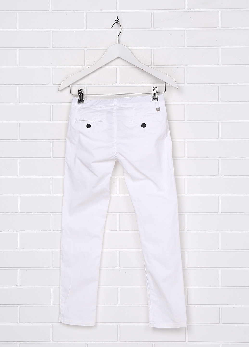 Белые кэжуал демисезонные зауженные брюки Antony Morato