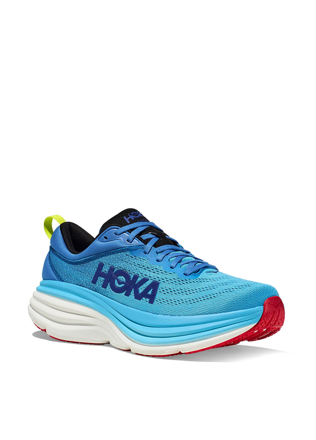 Голубые летние кроссовки HOKA BONDI 8