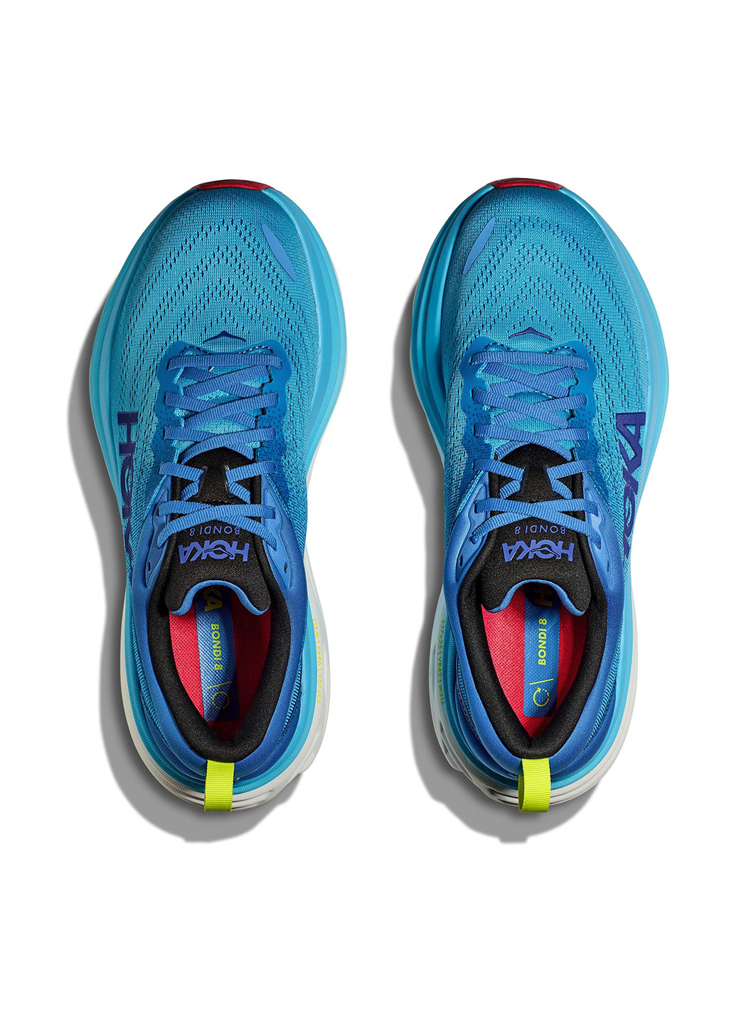 Голубые летние кроссовки HOKA BONDI 8
