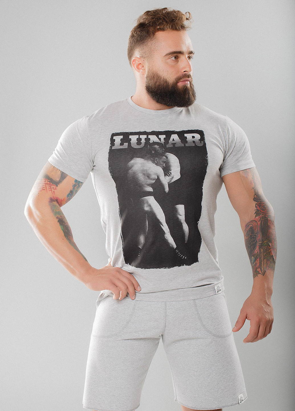 Сіра футболка Lunar