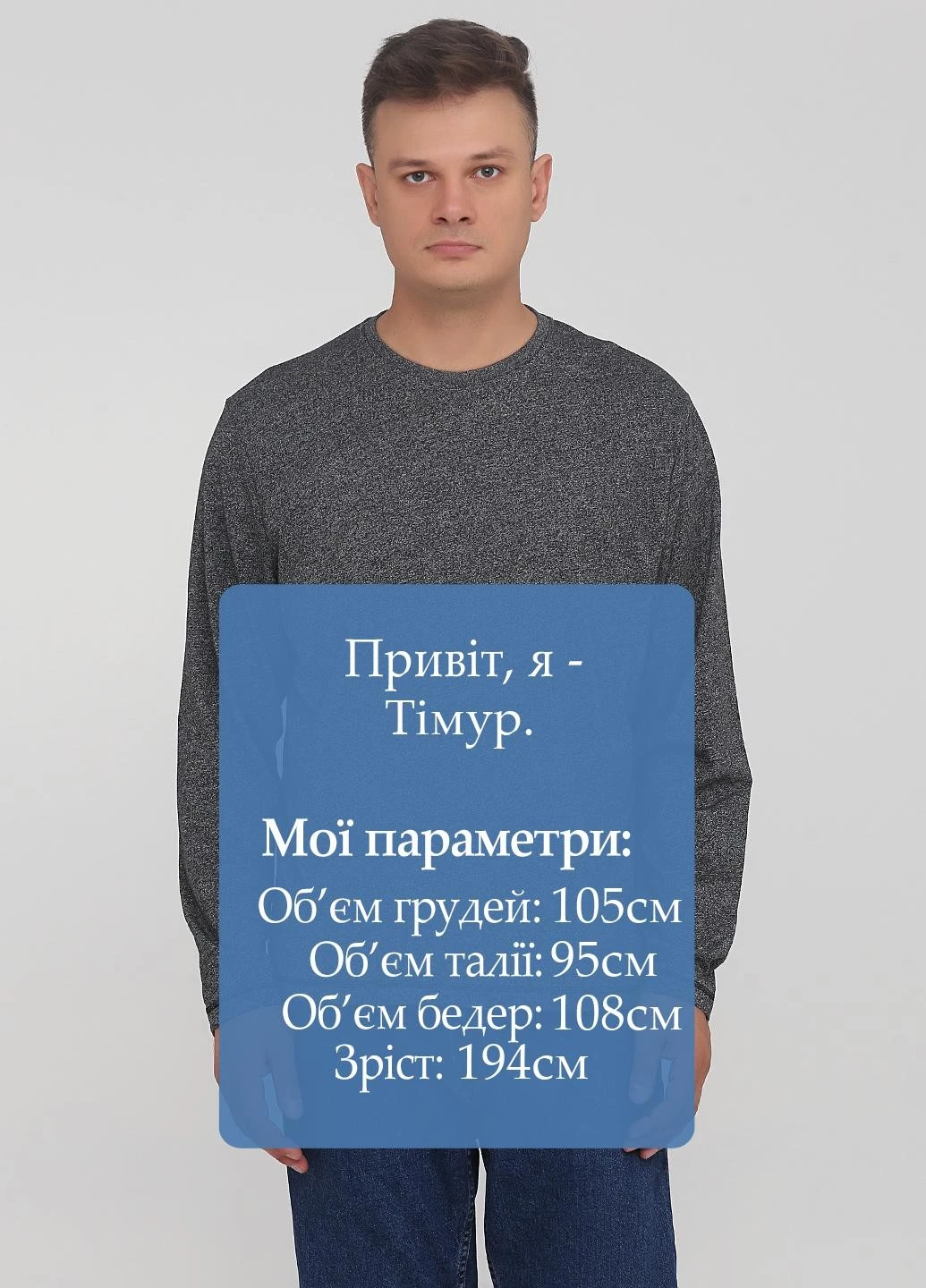 Серый демисезонный кэжуал лонгслив C&A однотонный