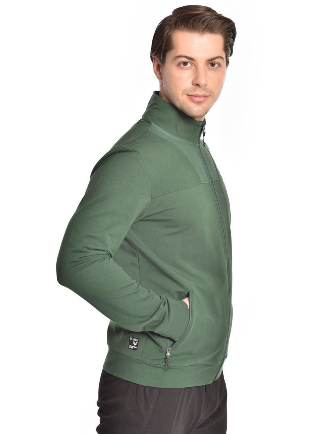 Зеленый демисезонный костюм (толстовка, брюки) брючный Bilcee