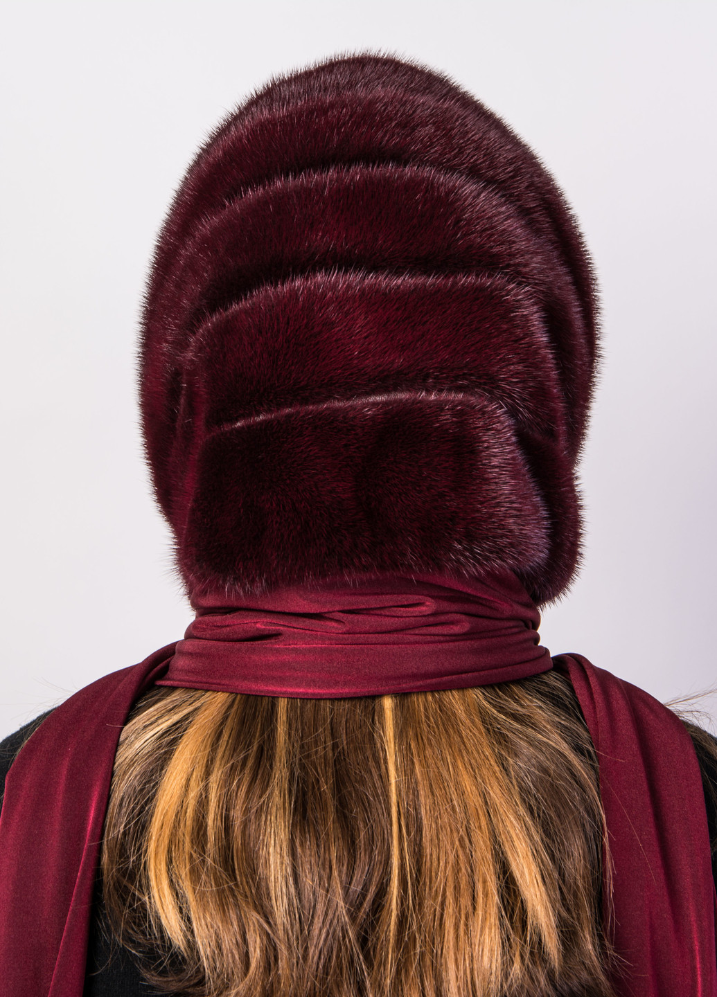 Жіночий норкову капор на голову Меховой Стиль ракушка (246420959)