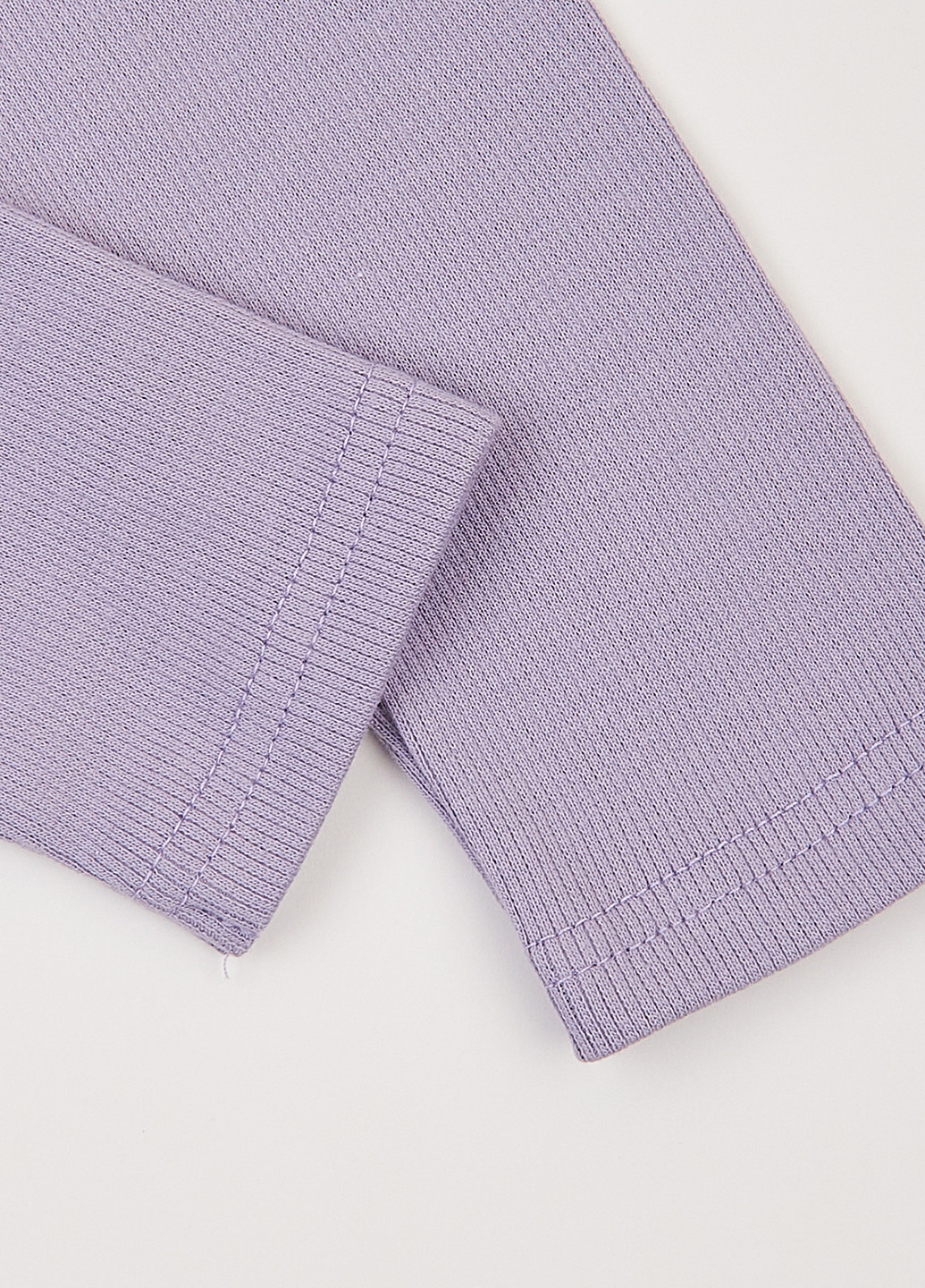 Бузковий демісезонний комплект (лонгслів, легінси, пов'язка) Фламинго