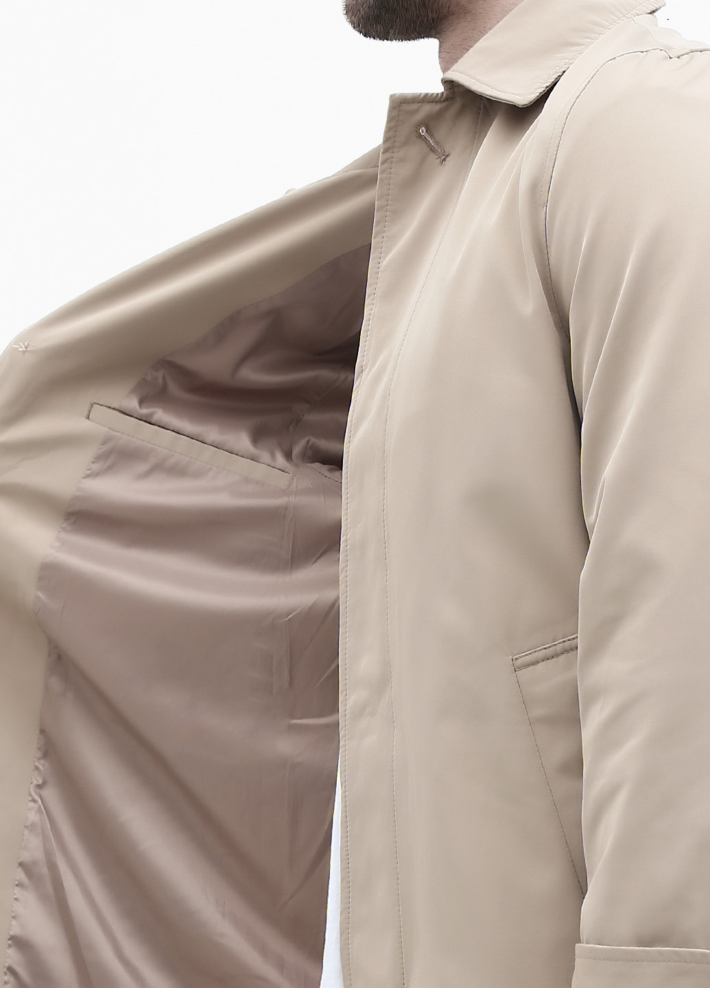 Плащ H&M тренчкот на пуговицах прямой (317203476)