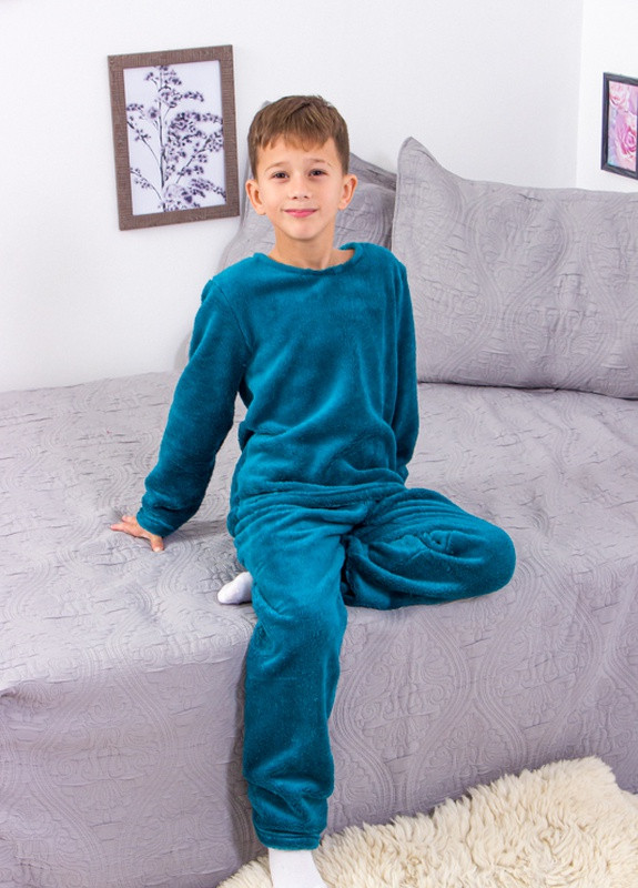 Темно-синяя всесезон пижама для мальчика Носи своє 6079