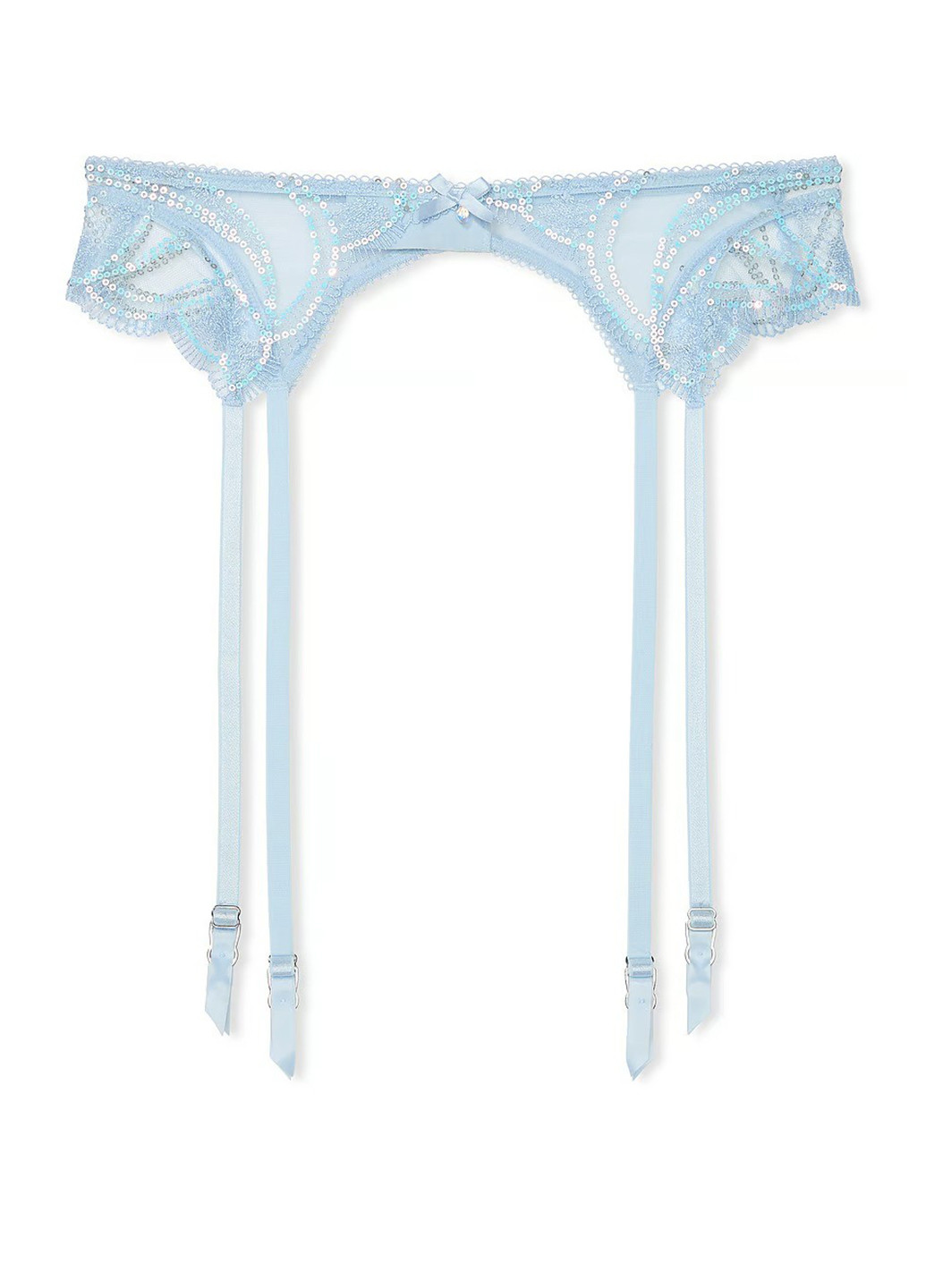 Голубой демисезонный комплект (пояс для чулков, трусики) Victoria's Secret