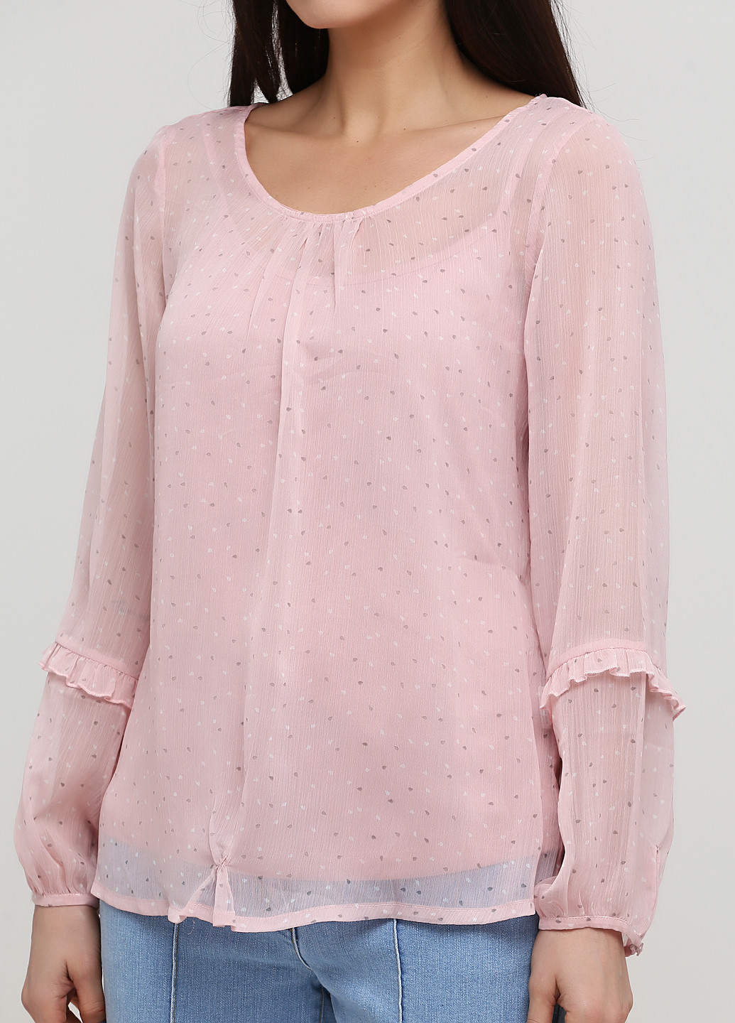 Світло-рожева демісезонна блуза B.C. Best Connections
