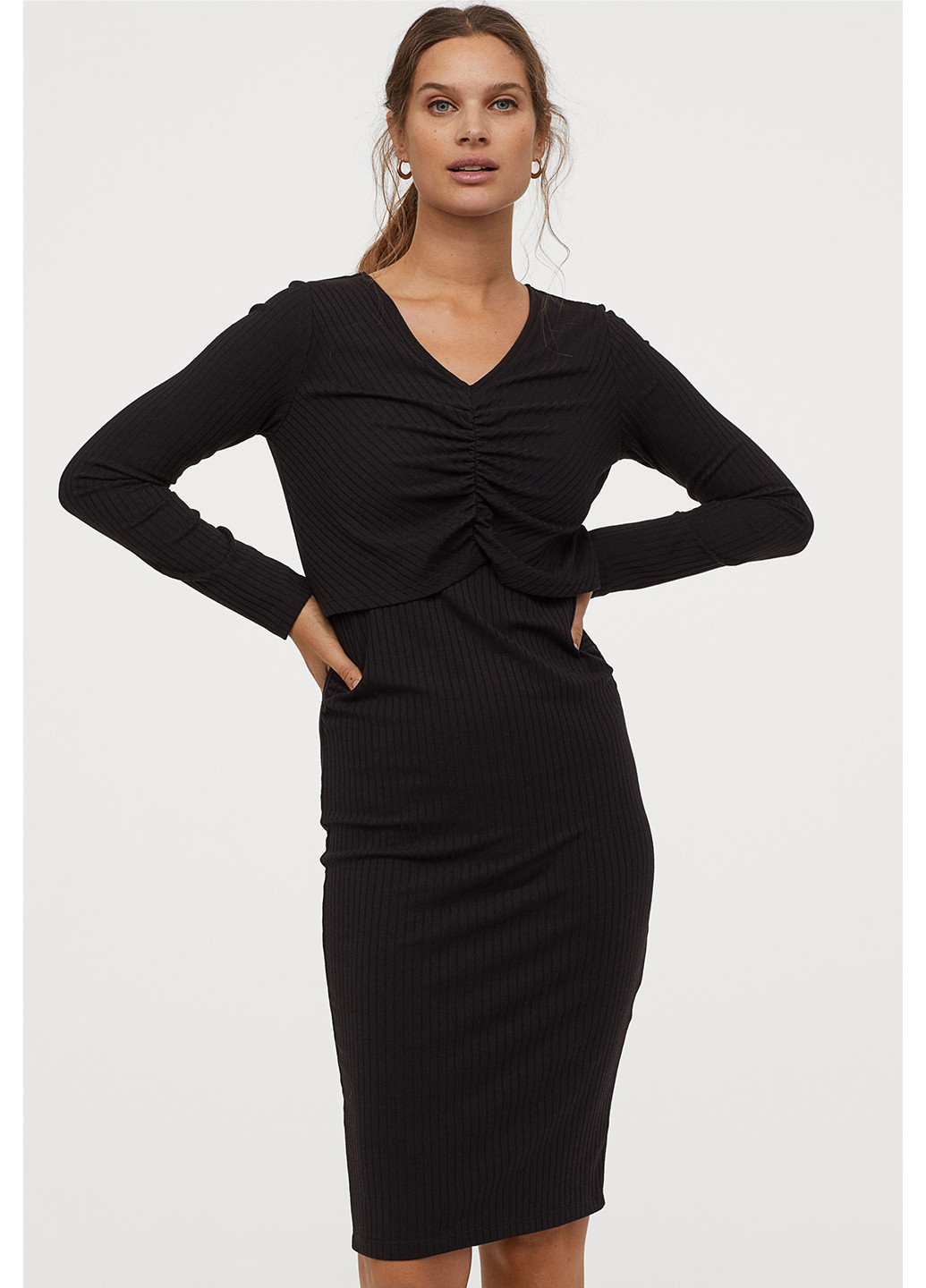 Чорна кежуал сукня H&M