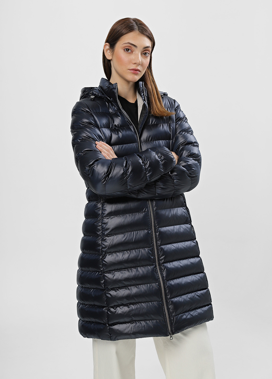 Синяя зимняя куртка Geox