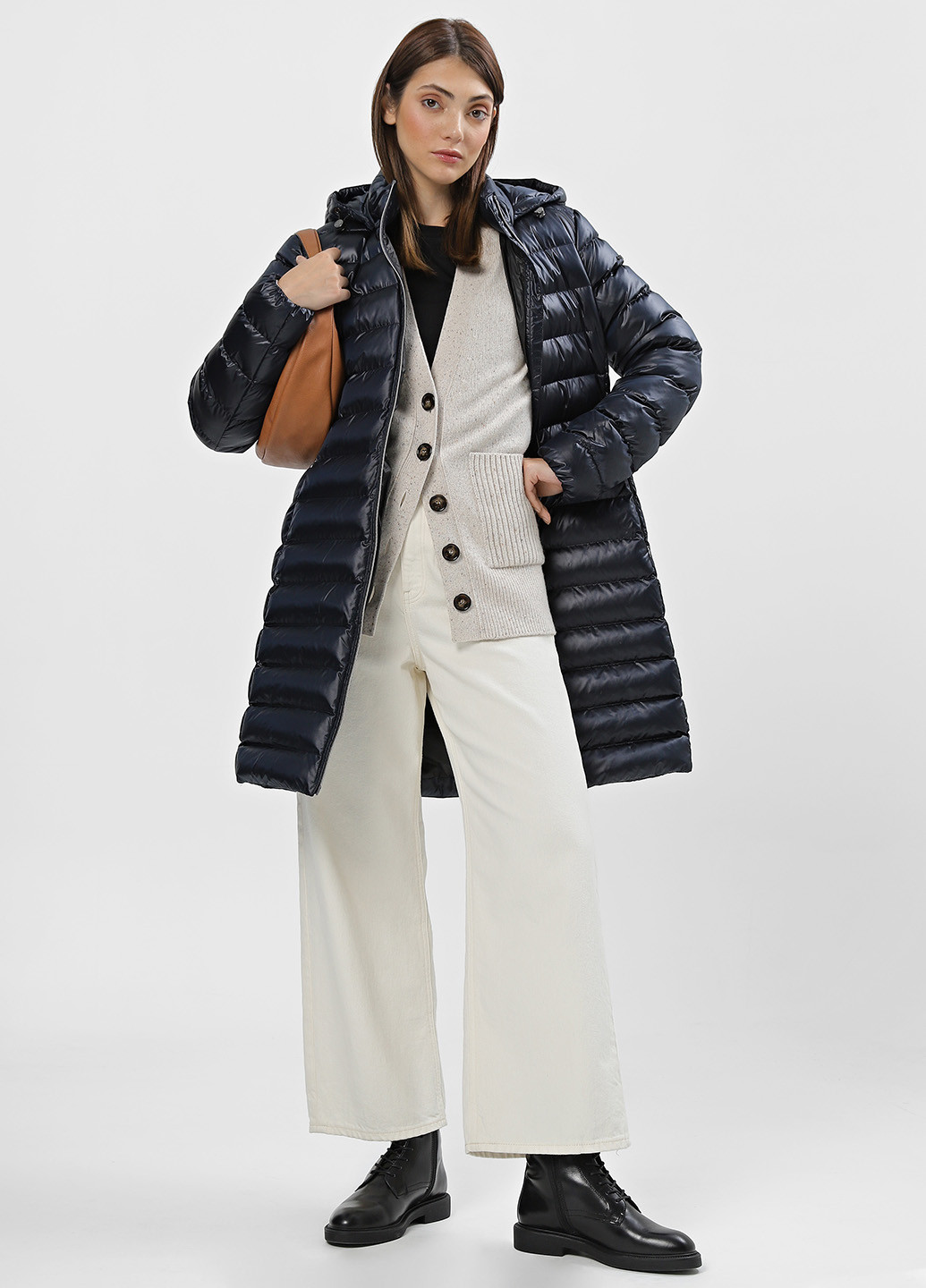 Синяя зимняя куртка Geox