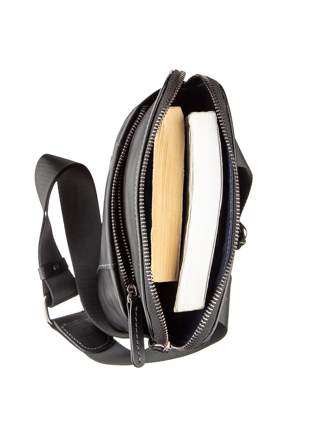 Мужская кожаная сумка 20,5х26х2 см Shvigel (252131076)