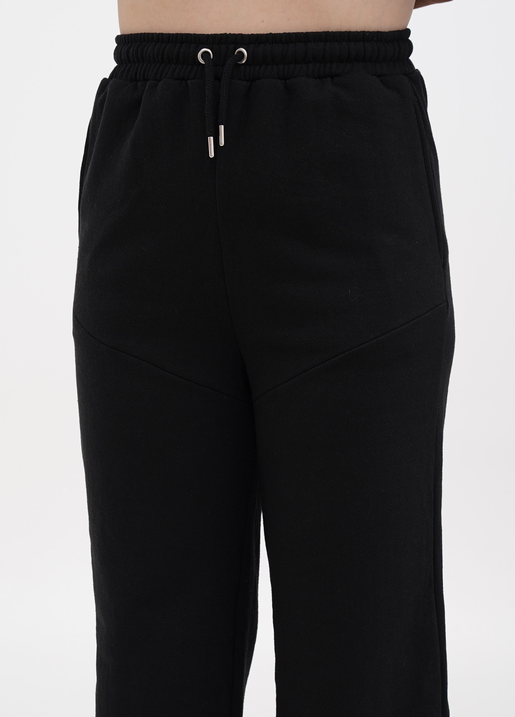 Черные кэжуал, спортивные демисезонные прямые брюки Boohoo