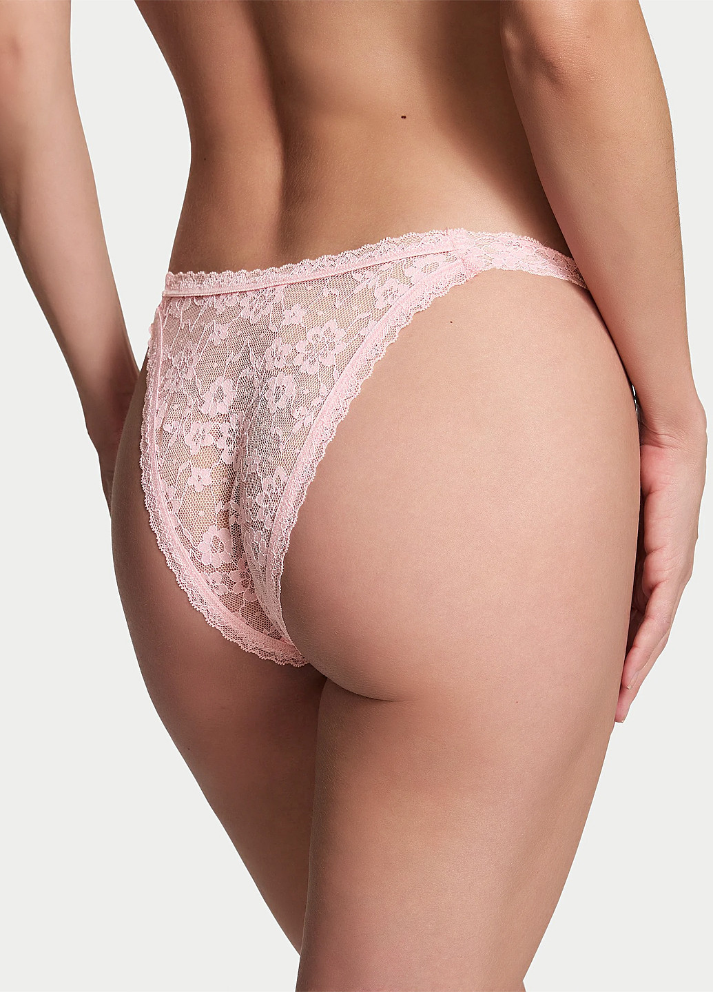 Светло-розовый демисезонный комплект (бюстгальтер, трусики) Victoria's Secret