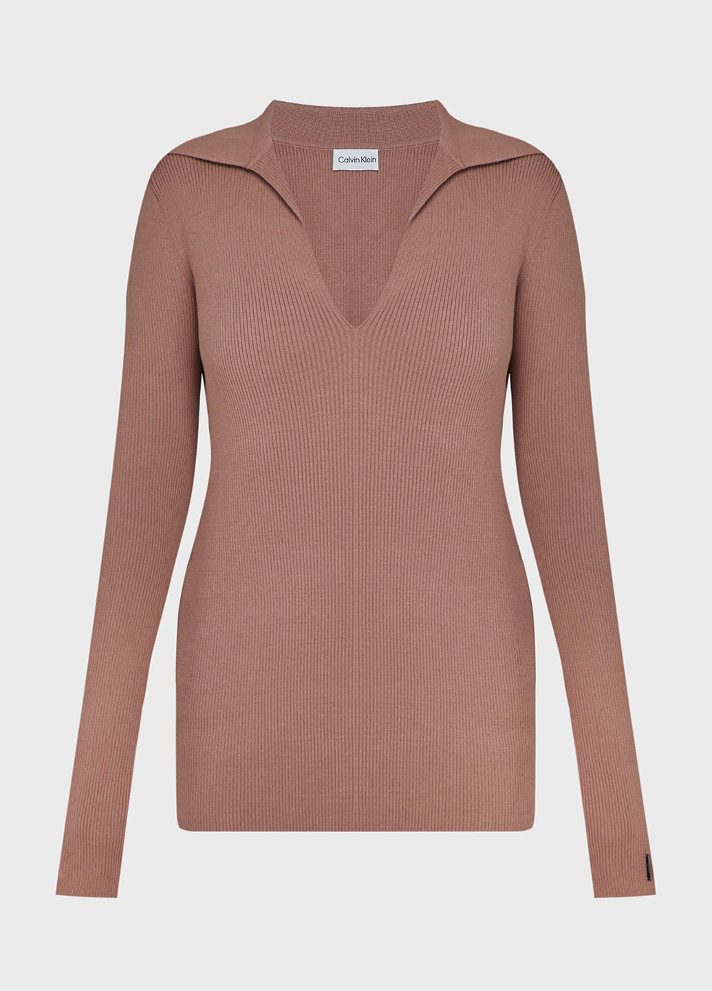 Рожево-коричневий зимовий светр Calvin Klein