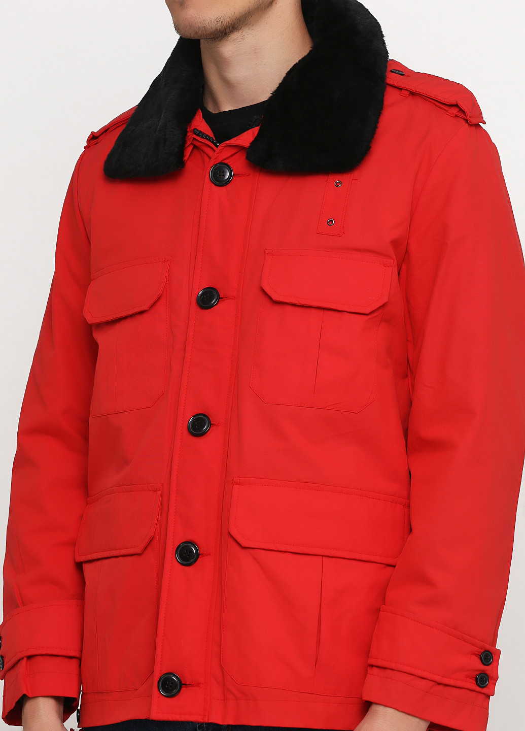 Красная демисезонная куртка Mixture