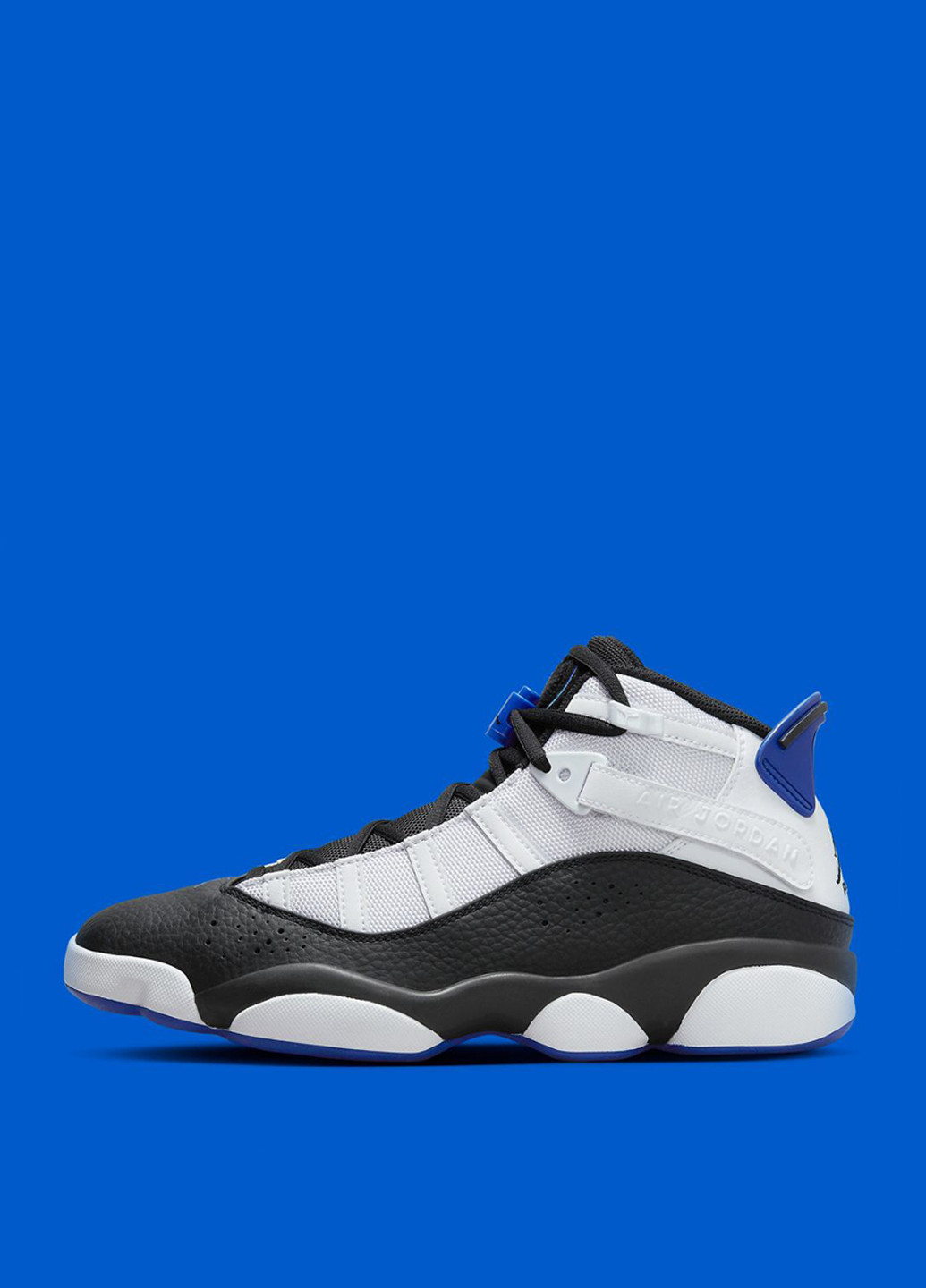 Черно-белые демисезонные кроссовки 322992-142_2024 Jordan 6 Rings