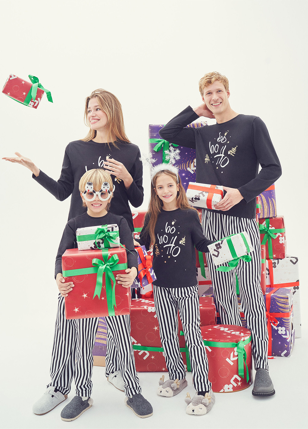 Чорна всесезон піжами (лонгслів, штани) лонгслів + брюки KOTON