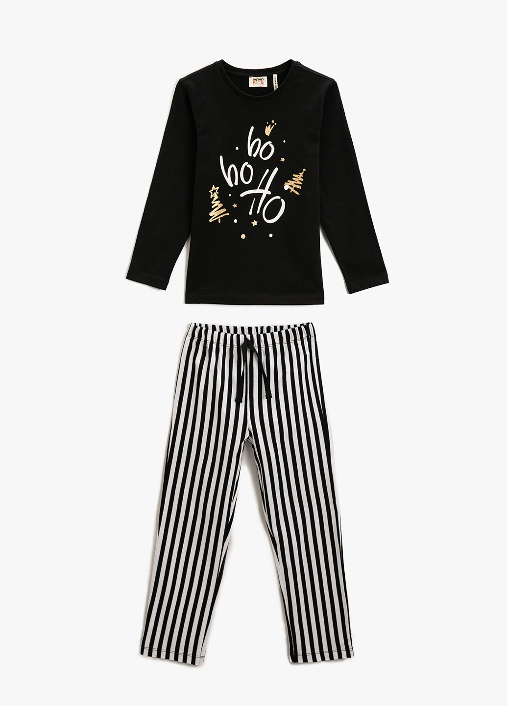 Чорна всесезон піжами (лонгслів, штани) лонгслів + брюки KOTON