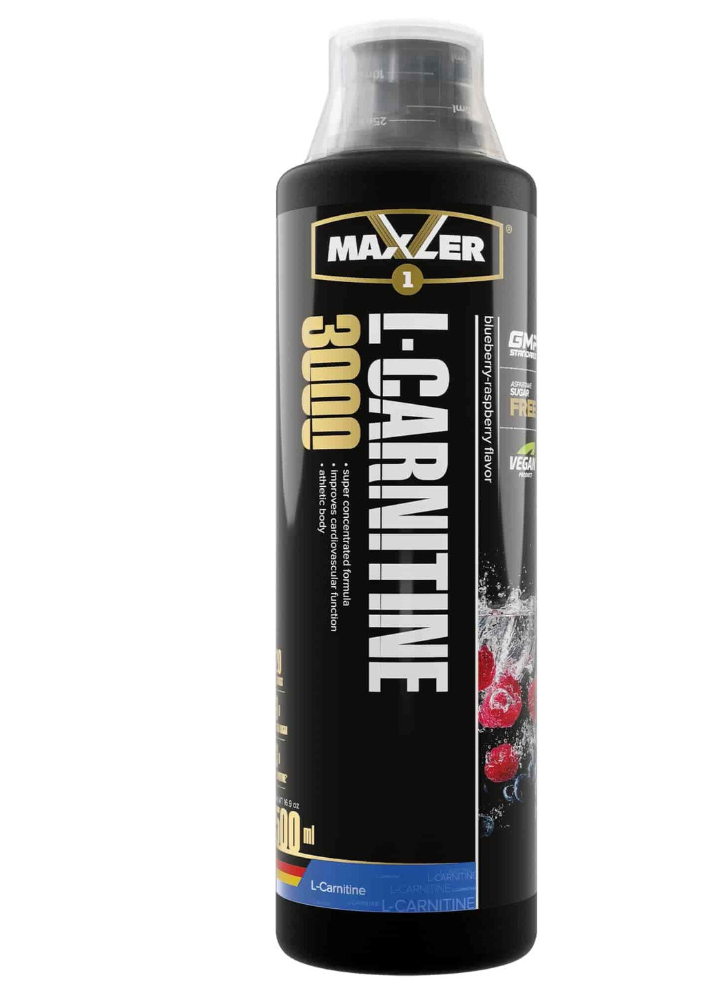 Жироспалювач L-Carnitine Comfortable Shape 3000 – 500 мл клубника-киви Maxler (251115917)