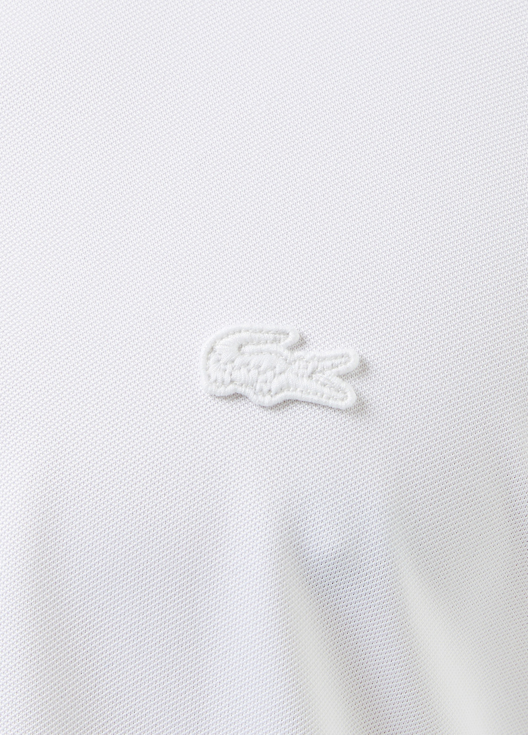 Белая классическая, кэжуал рубашка однотонная Lacoste