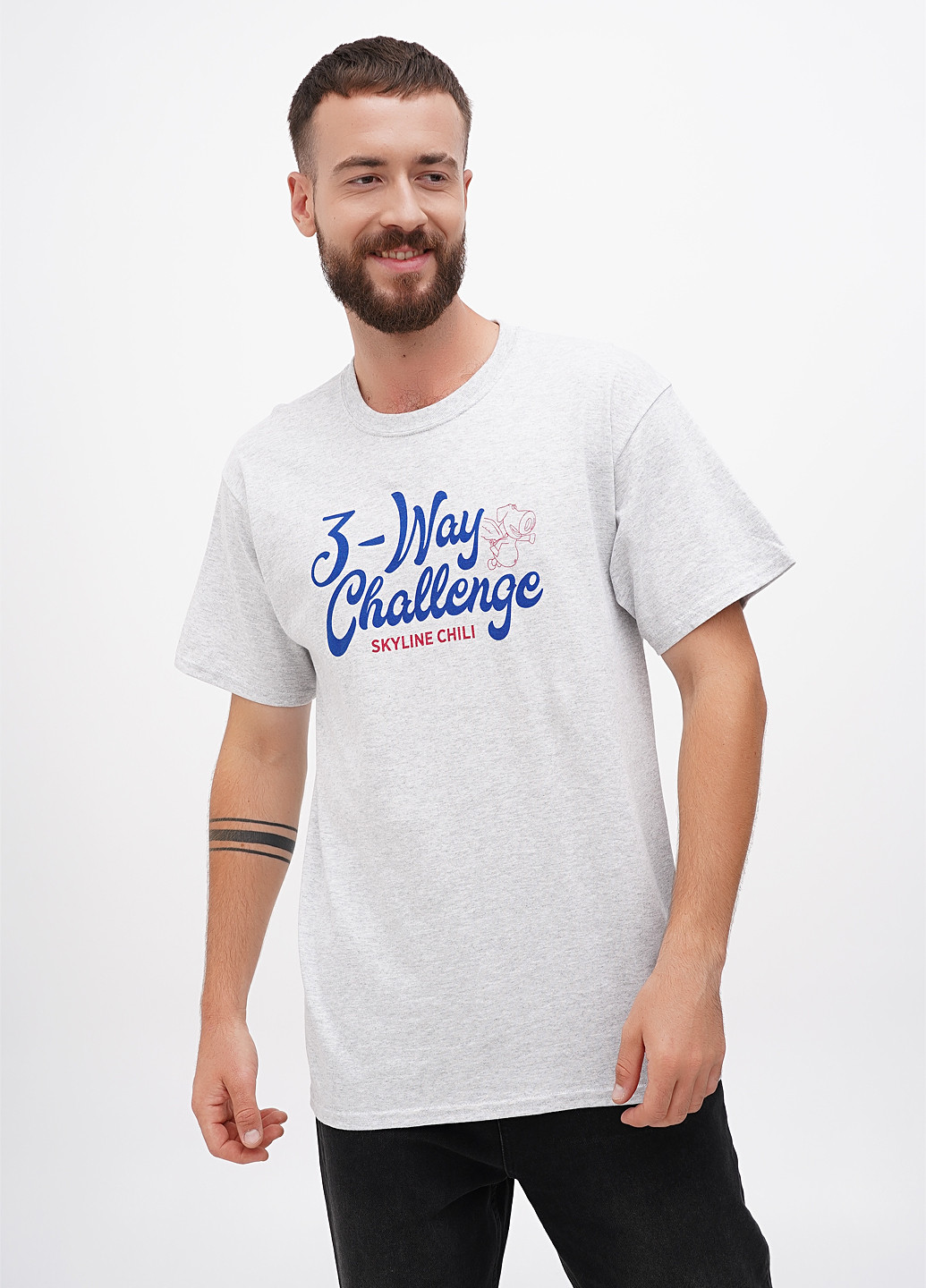 Серая футболка Port & Company