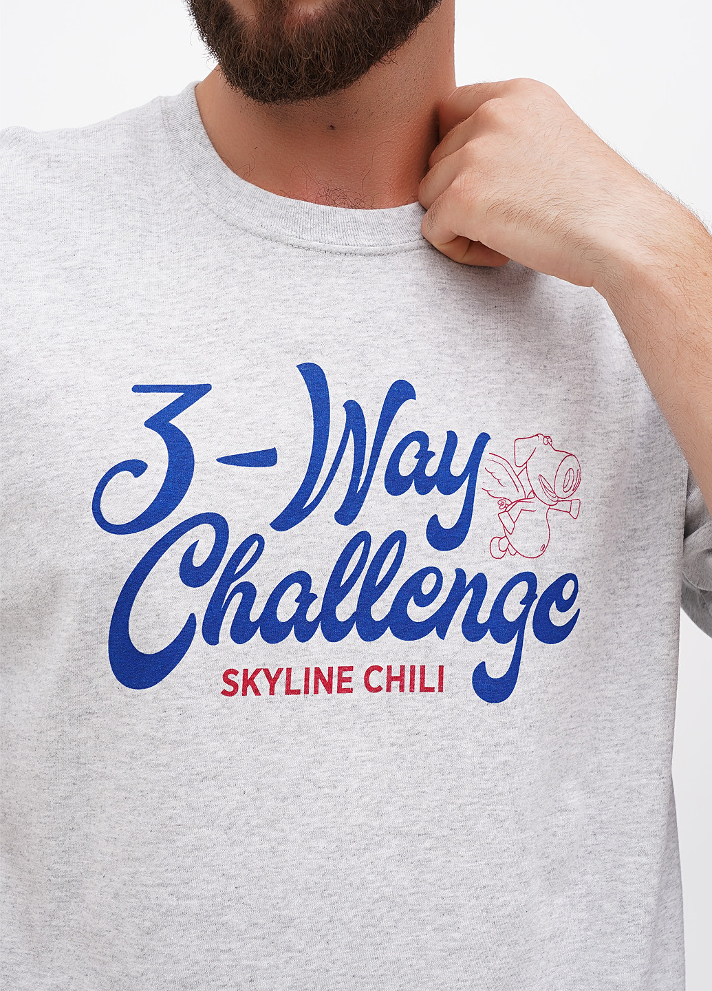 Серая футболка Port & Company