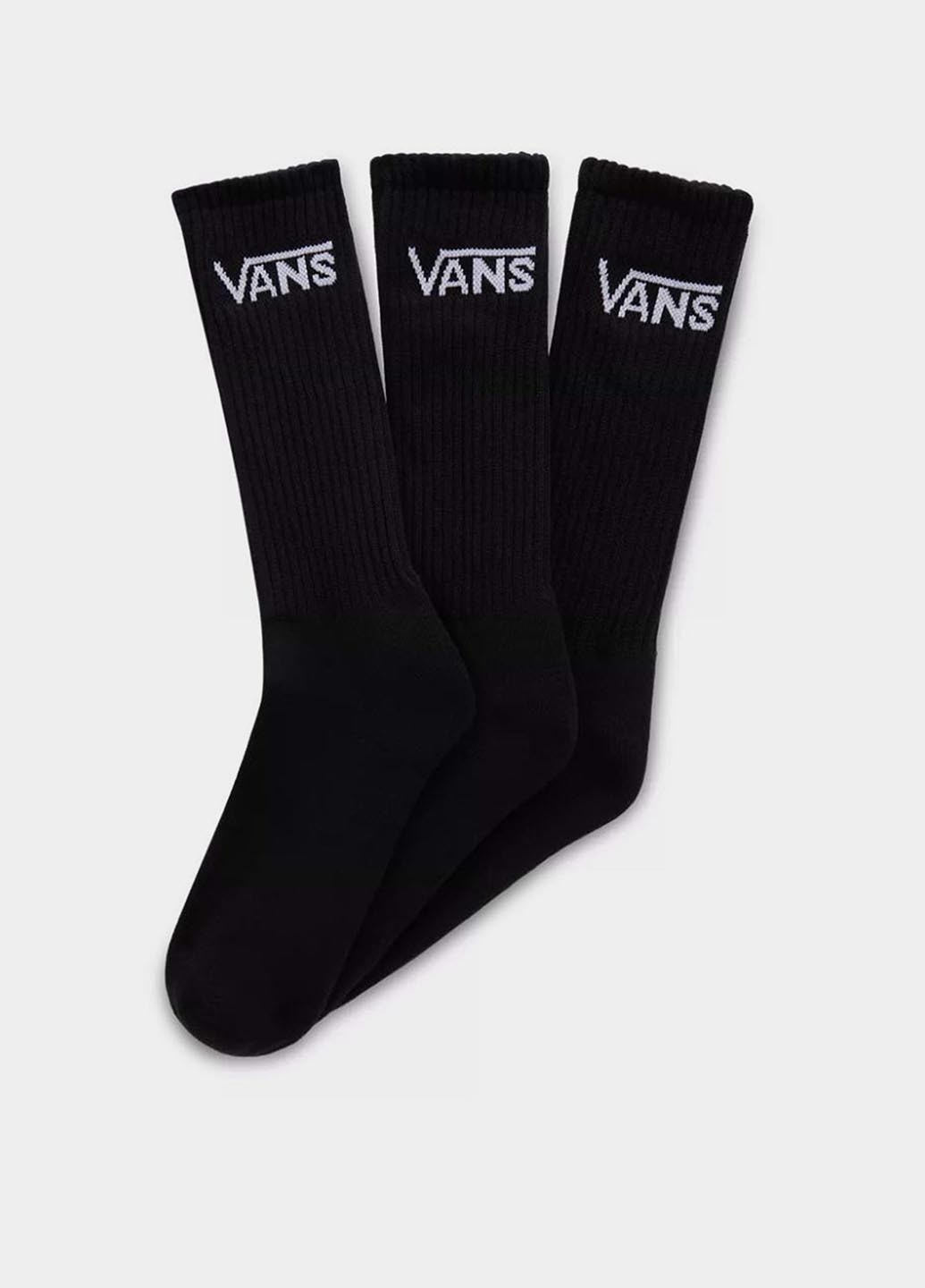Чёрные носки (3 пары) Vans логотипы (330382259)