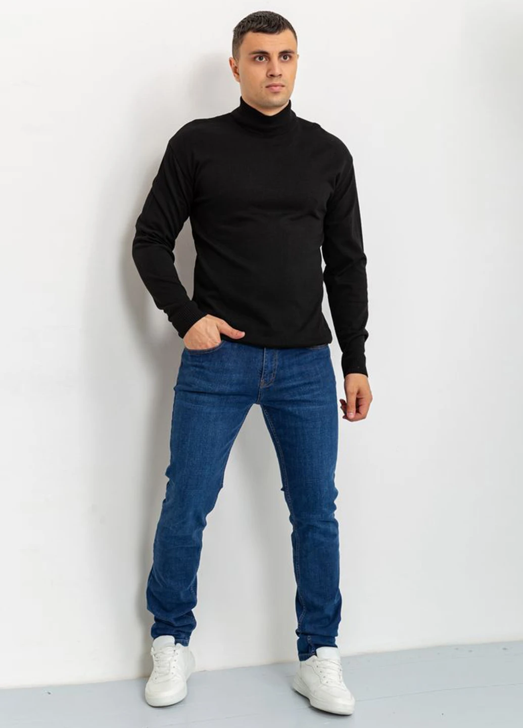 Чорний демісезонний светр Ager