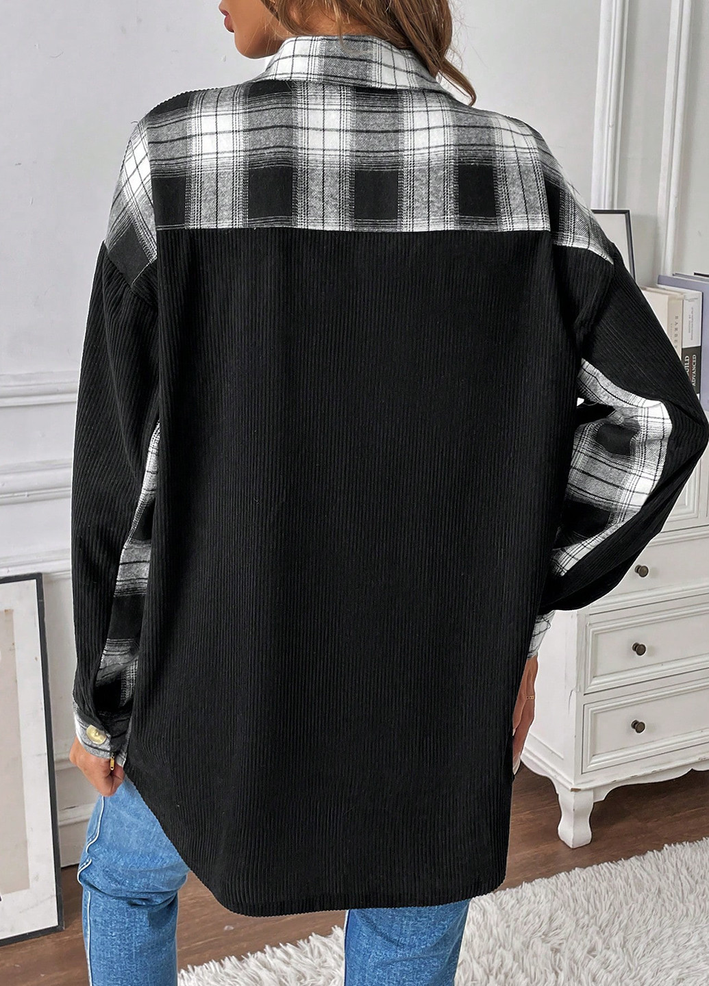 Куртка-рубашка SHEIN (332810942)