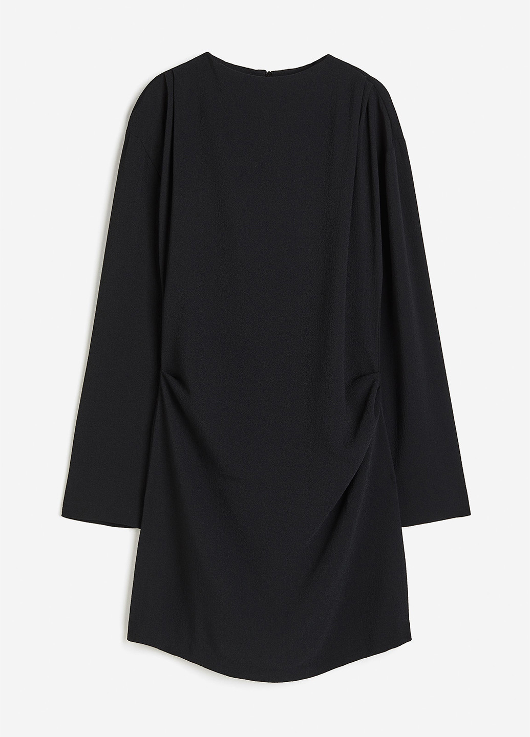 Черное кэжуал платье силуэтная H&M однотонное