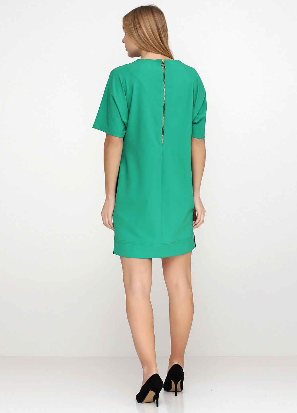 Зеленое кэжуал платье футляр Babylon однотонное