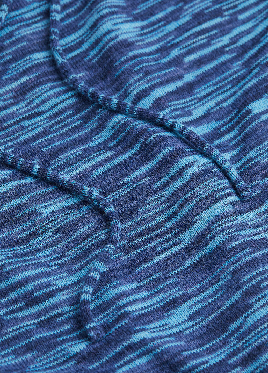 Синя кежуал сукня H&M меланжева