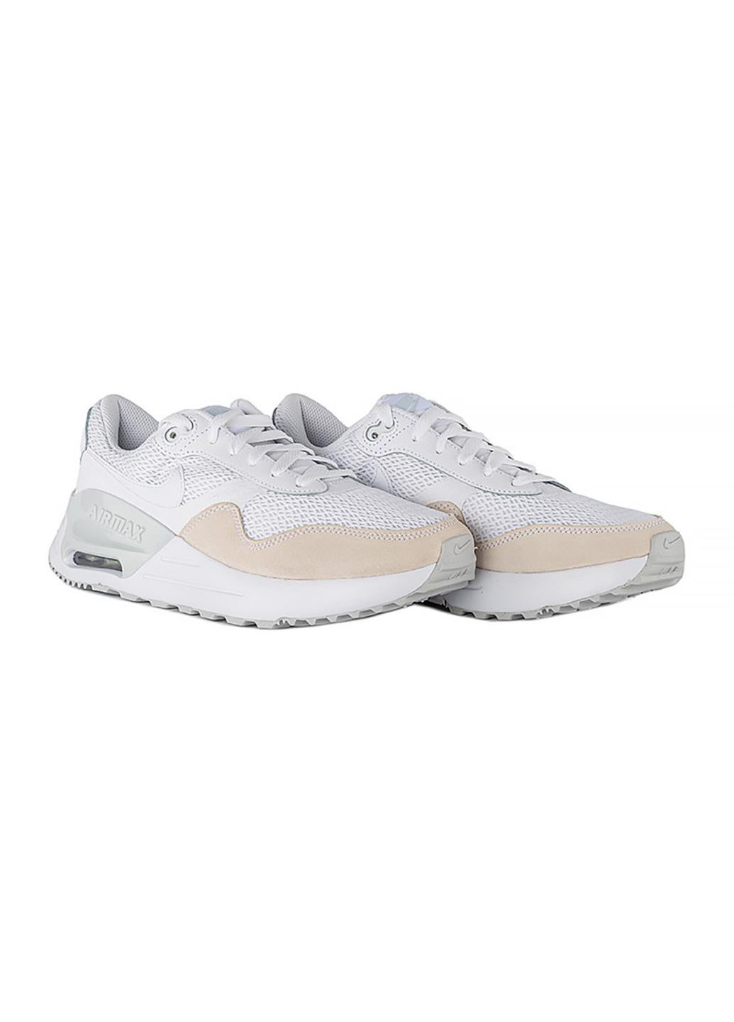 Белые демисезонные кроссовки dm9537-101 Nike AIR MAX SYSTM